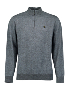No Excess Pullover mit Reißverschlusskragen 138-Dusty Blue bei Robert Ley