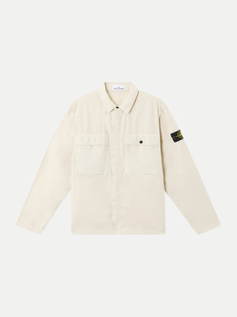 STONE ISLAND Overshirt mit Logo-Patch bei Robert Ley