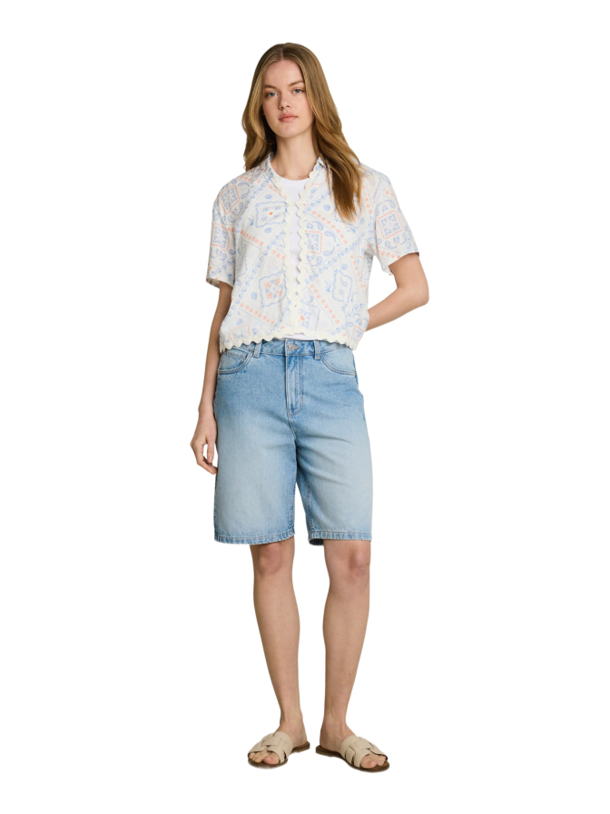 Tom Tailor Denim Kurze Jeanshose mit hohem Bund bei Robert Ley