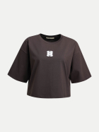 Smith & Soul Boxy T-Shirt 913-DARK CHOC bei Robert Ley