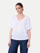 NOTSHY T-Shirt Sophia aus Leinen blanc bei Robert Ley