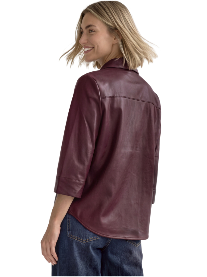 Street One Hemdbluse im Leder-Look bei Robert Ley