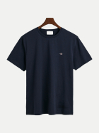 Gant T-Shirt mit Logostickerei 433-EVENING BLUE bei Robert Ley