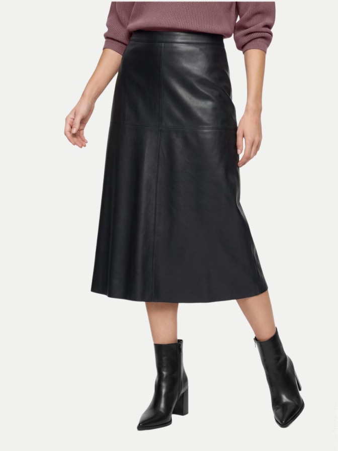 Betty Barclay Kunstlederrock Midi bei Robert Ley