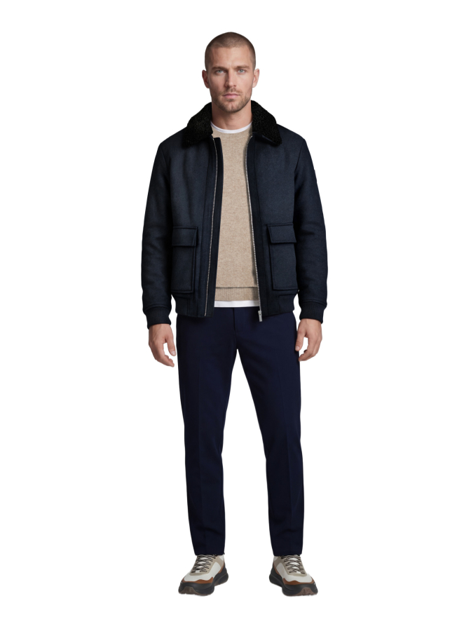 Calamar Fliegerjacke mit abnehmbarem Kragen bei Robert Ley