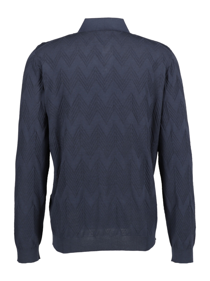 MISSONI Langarm-Poloshirt aus Baumwoll-Seide-Mix bei Robert Ley