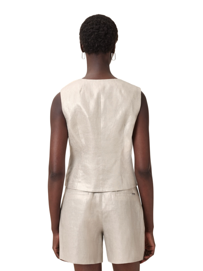 ALLSAINTS Relaxed-Fit Leinenweste Averie bei Robert Ley