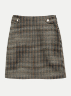 s.Oliver BLACK LABEL Mini-Rock mit Karo-Muster 89X4-BROWN bei Robert Ley