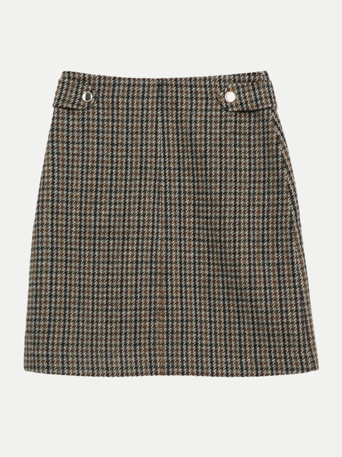 s.Oliver BLACK LABEL Mini-Rock mit Karo-Muster bei Robert Ley