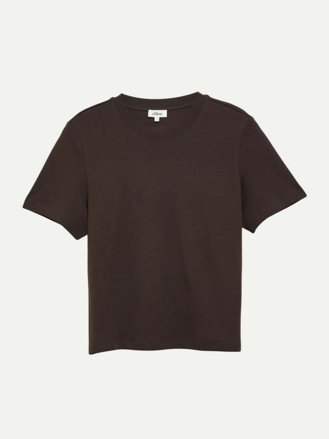 s.Oliver RED LABEL Cropped T-Shirt bei Robert Ley