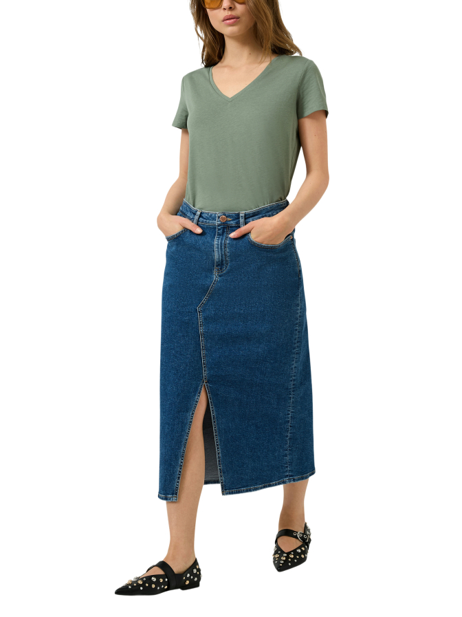 Q/S designed by Basic-T-Shirt mit V-Ausschnitt bei Robert Ley
