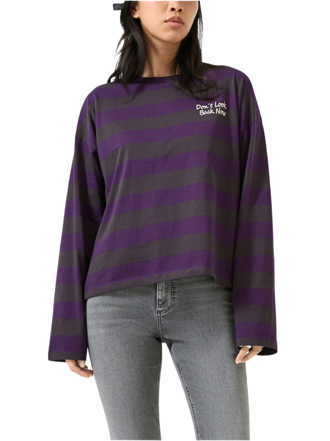 Q/S designed by Langarmshirt mit Streifen-Muster bei Robert Ley