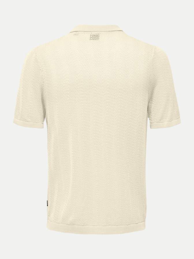 Only & Sons Kurzarm Strickhemd Diego bei Robert Ley