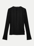 OH APRIL Longsleeve Zahara Lace 9000-black bei Robert Ley