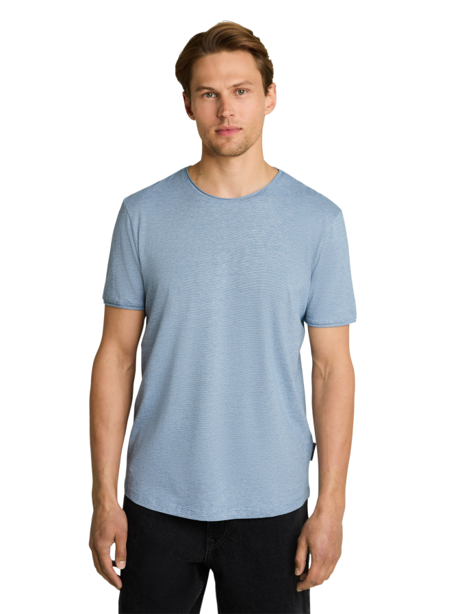Tom Tailor Denim T-Shirt in Melange-Optik bei Robert Ley