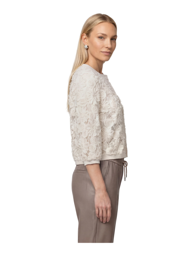 Monari Strickjacke mit Blumenmuster bei Robert Ley