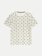 s.Oliver RED LABEL T-Shirt mit Allover- Print 89A7-BROWN bei Robert Ley