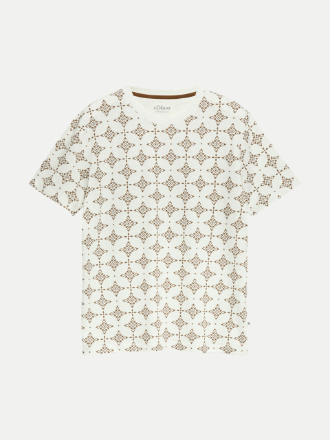 s.Oliver RED LABEL T-Shirt mit Allover- Print bei Robert Ley