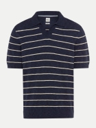 Brax Strickpoloshirt 23-NAVY bei Robert Ley