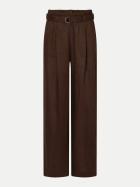 Windsor Women Leinenhose 201-Dark Brown 201 bei Robert Ley