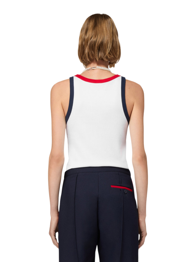 Fiorucci Kontrast Tanktop Angel Patch bei Robert Ley