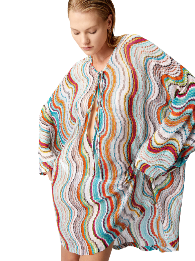 MISSONI Kaftan mit Lamé-Wellenmotiv bei Robert Ley