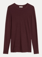 Marc O'Polo Geripptes Langarmshirt 6939-Black Cherry bei Robert Ley