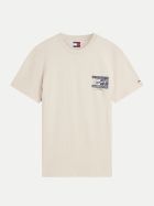 Tommy Jeans T-Shirt mit Logo-Print ACI-BEIGE bei Robert Ley