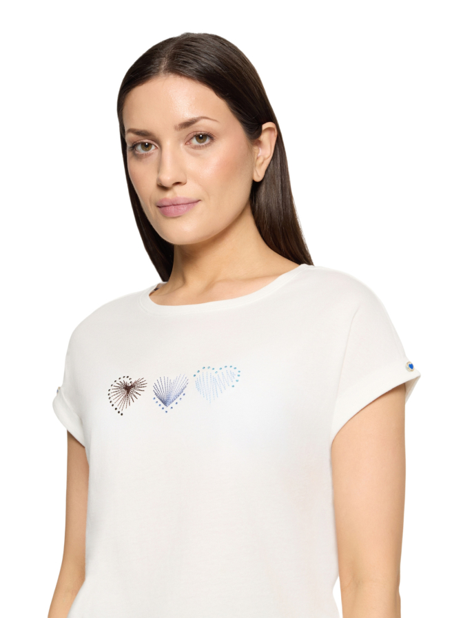 Cartoon T-Shirt mit Herzen bei Robert Ley