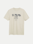 s.Oliver RED LABEL T-Shirt mit El Pulpo Artwork 81D2-BROWN bei Robert Ley