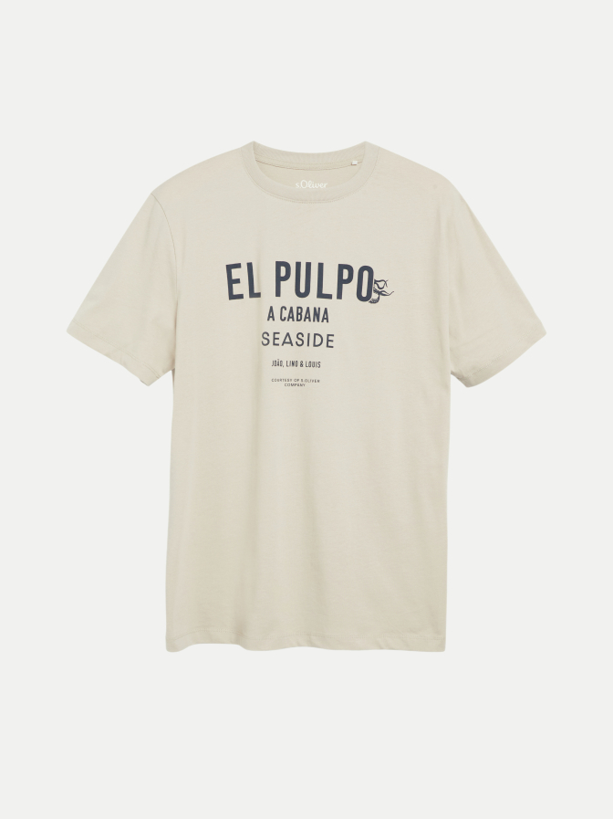 s.Oliver RED LABEL T-Shirt mit El Pulpo Artwork bei Robert Ley