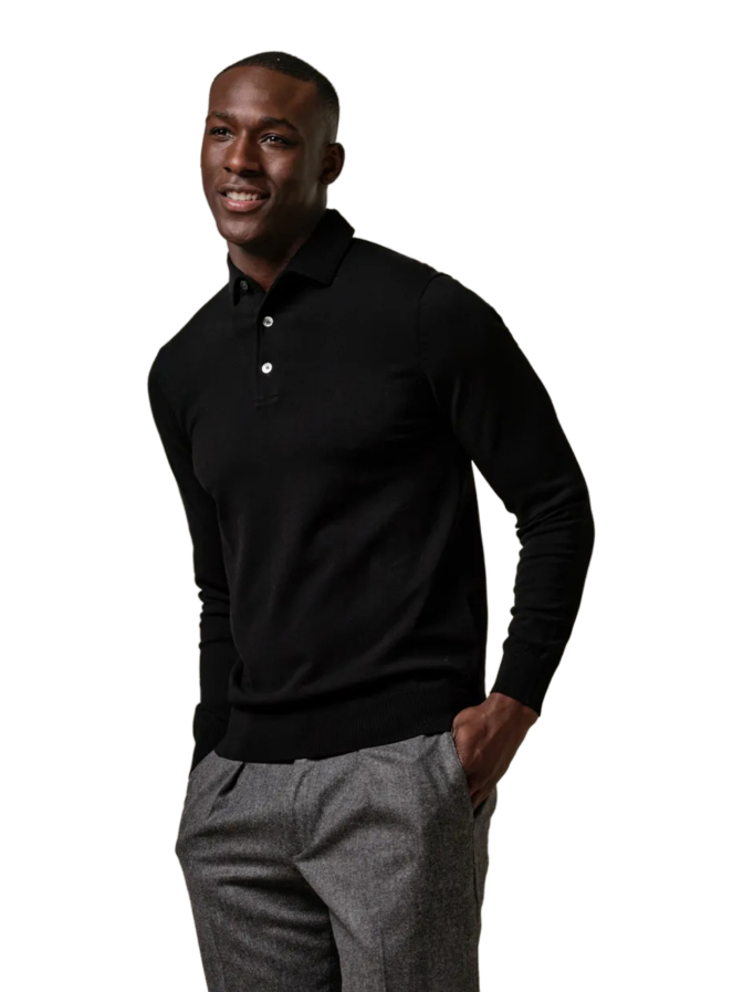 PROFUOMO Luxury-Basic-Polo bei Robert Ley
