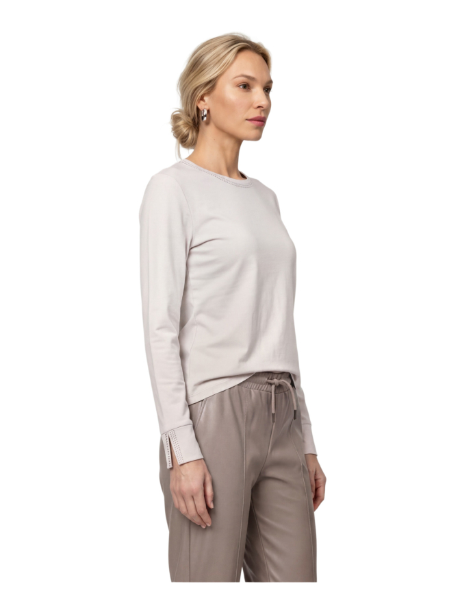 Monari Langarmshirt mit Strass-Details bei Robert Ley