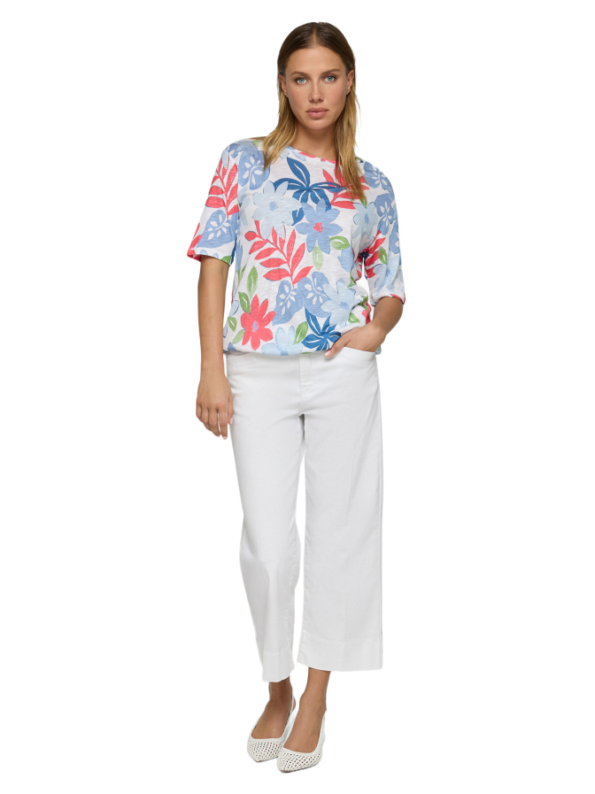 Rabe Moden T-Shirt mit floralem Allover- Print bei Robert Ley