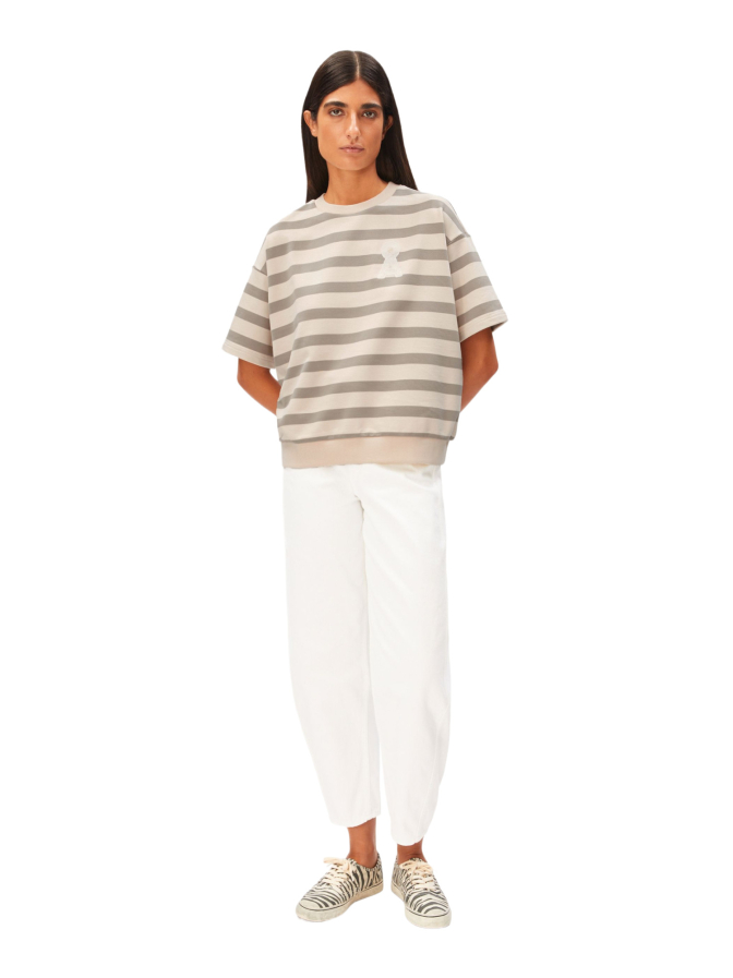 ARMEDANGELS Kurzarm-Sweater BAMIKAA STRIPE bei Robert Ley