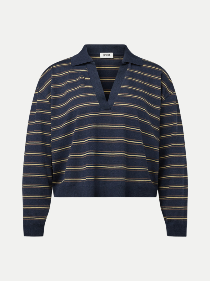 Drykorn Poloshirt PIRILL mit V-Ausschnitt bei Robert Ley