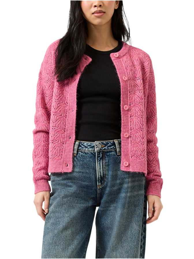Q/S designed by Strickjacke mit Ajour-Muster bei Robert Ley