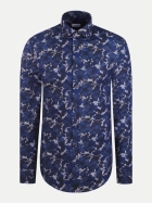 Seidensticker Regular-Fit Hemd Chambray 18-18 NAVY bei Robert Ley