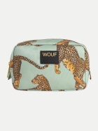 WOUF Kosmetiktasche 15x10x6,5 cm Emerald Leopard bei Robert Ley
