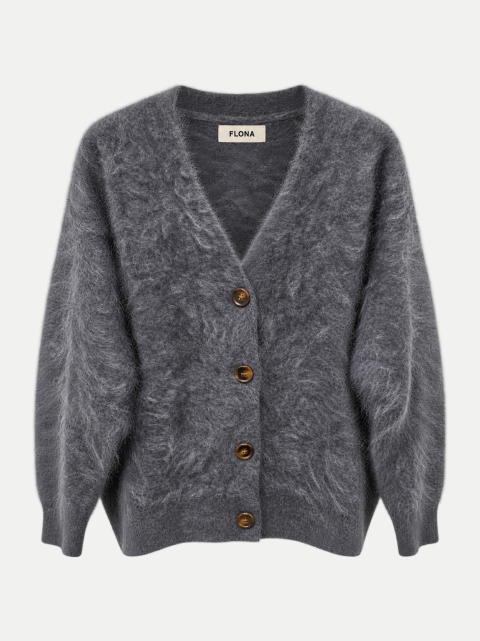 Flona Oversized Strickjacke aus Kaschmir bei Robert Ley