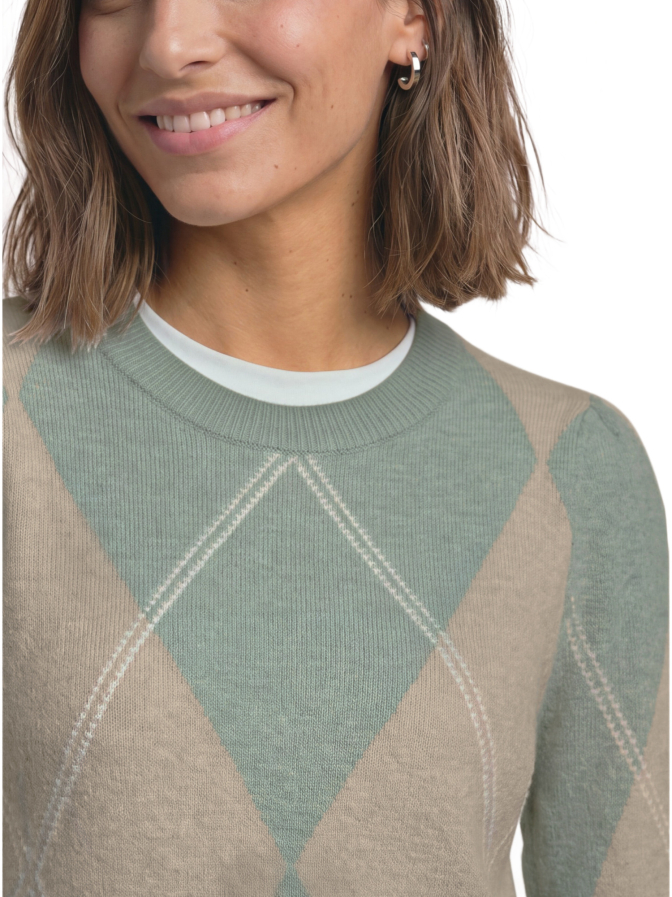 Street One Strickpullover mit Argyle-Muster bei Robert Ley