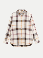 Barbour Hemdbluse Moorland TN30 ecru muted tartan bei Robert Ley