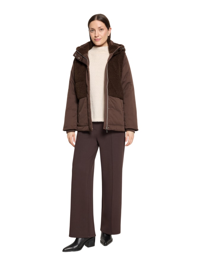 Cartoon Steppjacke mit Teddy-Details bei Robert Ley