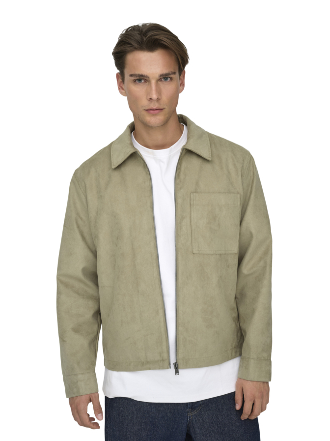 Only & Sons Jacke in Wildleder-Optik bei Robert Ley