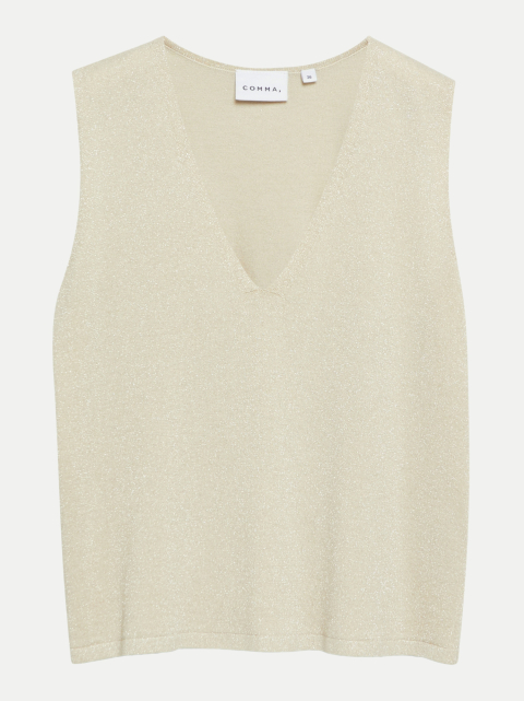 Comma Strickpullunder mit Lurex bei Robert Ley