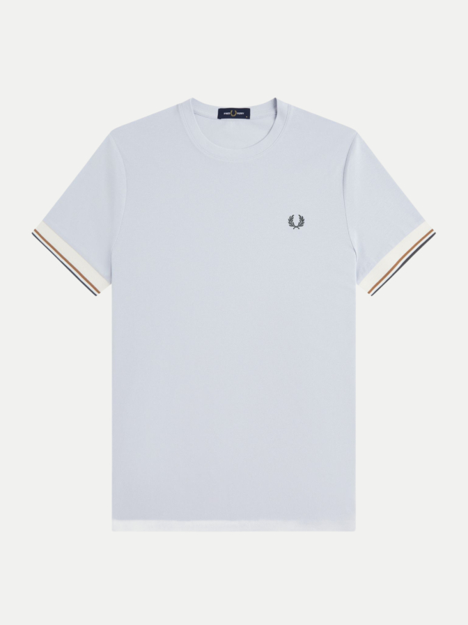 Fred Perry T-Shirt mit Kontrast-Bündchen bei Robert Ley