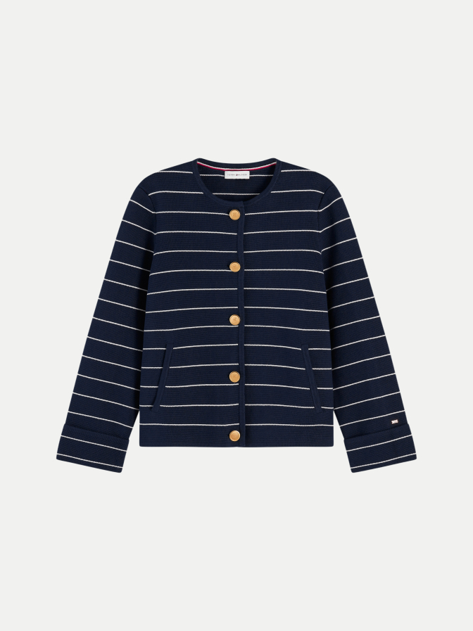 Tommy Hilfiger Cardigan mit goldfarbenen Knöpfen bei Robert Ley