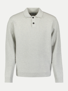 No Excess Polo-Pullover Melange 110-Light Grey Melange bei Robert Ley