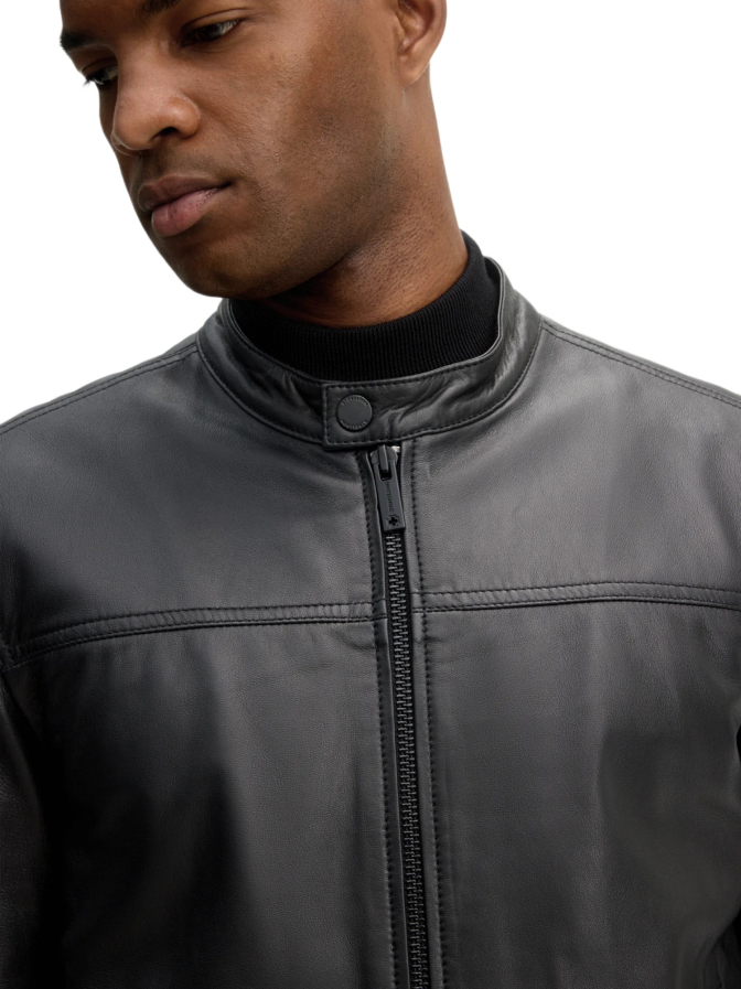 Strellson Bikerjacke Jace-W aus Lammnappa bei Robert Ley