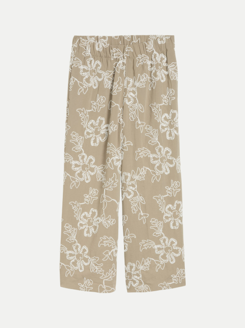 Tom Tailor Casual Culotte Hose mit Blumen-Stickerei bei Robert Ley